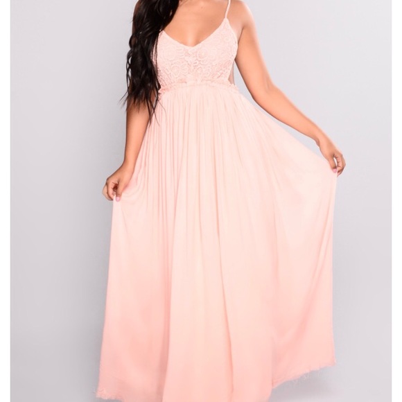 2 of the same dress, one salmon colored one white - Picture 4 of 4